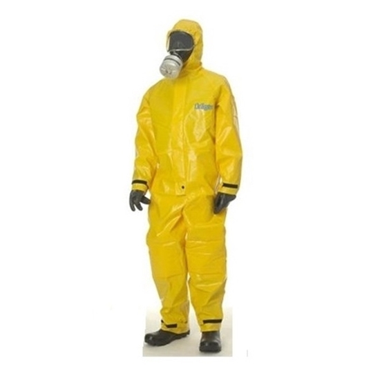 Chemical protective overall Workstar Flexothane, lightweight one piece covering from head to feet wi