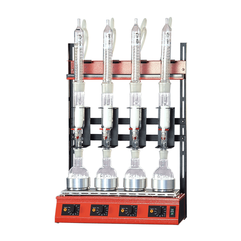 behrotest® serial heaters are the economical and user-friendly solution for the classic Soxhlet fat extraction