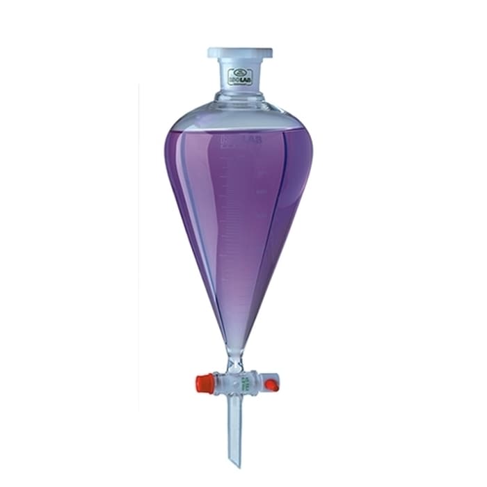 Separating Funnel 250 mL, manufactured from Borosilicate Glass 