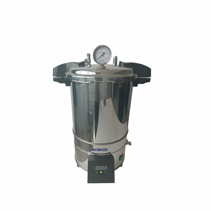 Portable Autoclave 18L, 0.165MPa Max, 105~127℃ Range, Time Setting, 0~99min, Water level switch, Stainless Steel Construction