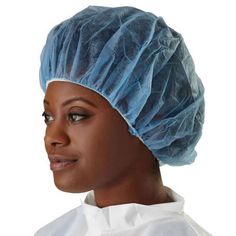 Head Covers. Manufactured from breathable,
antistatic non-woven fabric. Offers long life cycle due t
