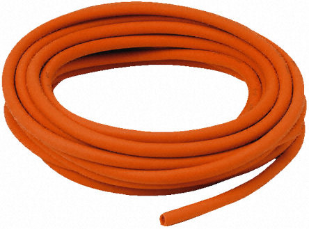 Tubing's, Red rubber (int/ext) 8/12 mm (by meter), Isolab Germany