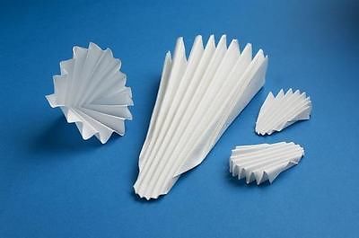 Folded Whatman filter papers, size 150 cm, pk of 100 circles, Whatman UK