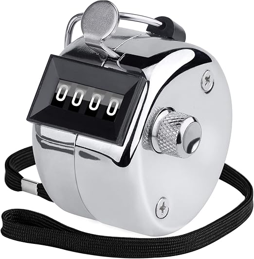 KTRIO Stainless Steel Mechanical Number Count 4 Digit