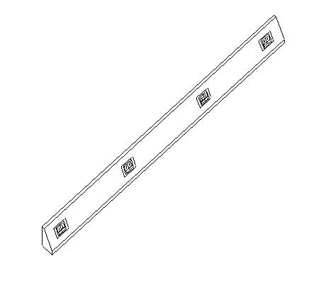 Cable, for all electrical wiring, made of coated steel. Length 1.2 meter