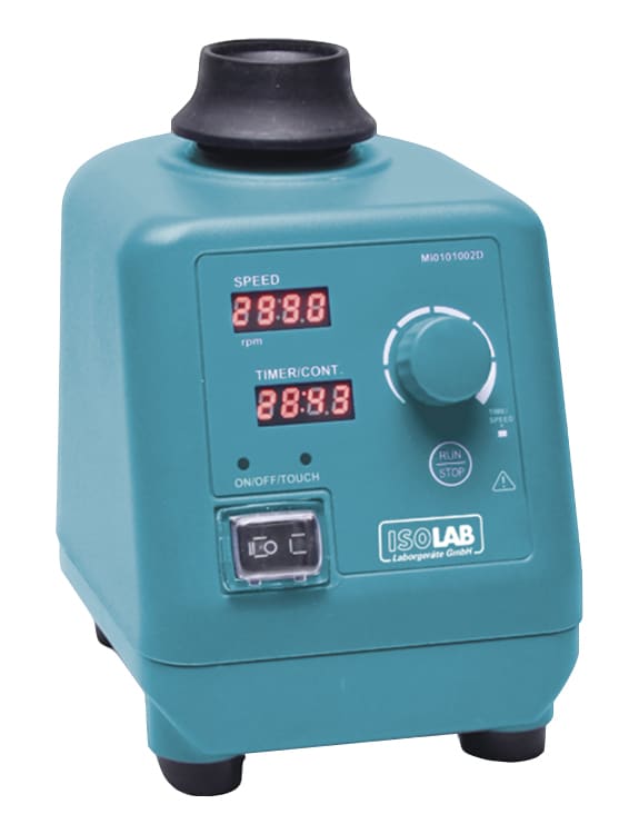 Isolab Vortex Mixer with very powerful and stable motion up to 3000 rpm