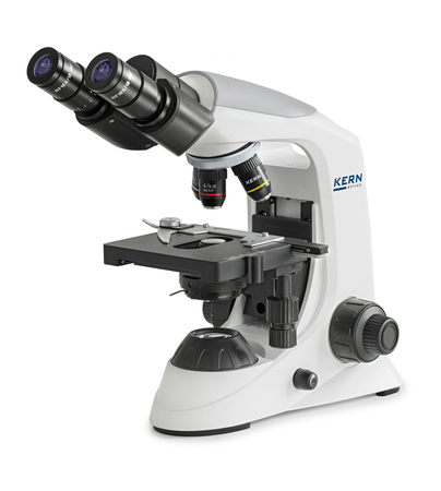 OBE 122 Compound microscope, binocular tube, Standard objectives 4×, 10×, 40×, Ocular magnifications	10 x, Kern Germany