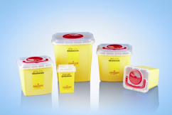 Sharp container, Flip / Rotary Type closure 1L