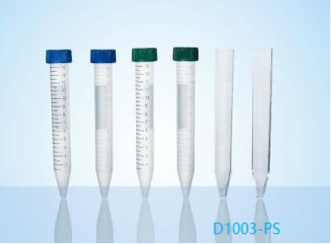 Centrifugation tube  15ml  conical , black graduation, blue cap pk of 50