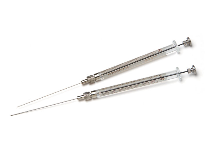 SYRINGES - for dosage of liquids - removable needle - serie RN - capacity 5 ul
