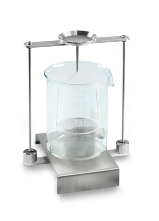 Set for the determination of density of liquids and solids, Analytical Balance