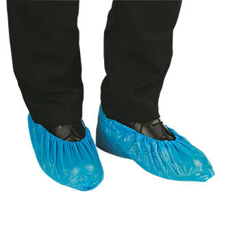 Over shoes, manufactured from polyethylene for
disposable use. Guarantees clean and sterile environm