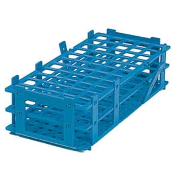 Test Tube Racks Blue, For tubes up to 25mm diameter 24 holes, Autoclavable and colored from high de