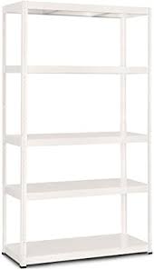 Metal shelving unit 200 x 90 x 30 cm, four storey
