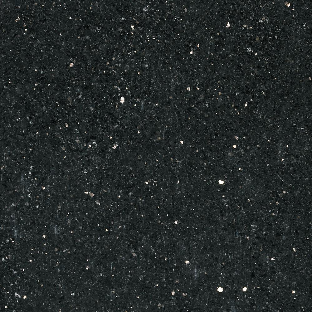 Granite worktop 2000 x 600 mm, made from natural granite with finished top, black dolor with thickness 20 mm