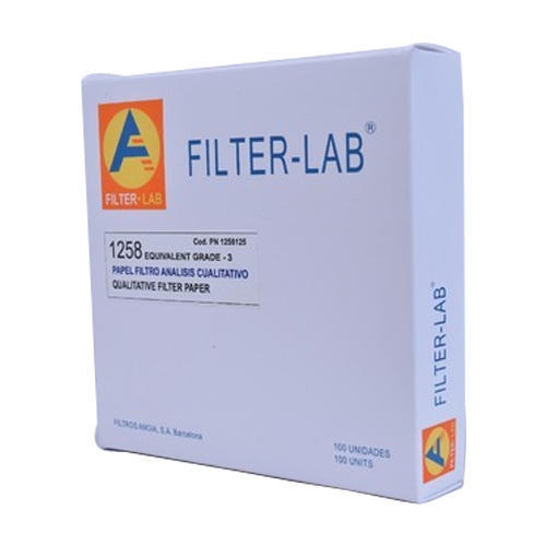 Filter Paper, dia 125 mm,  pk of 00, code 1250125 S.A Spain