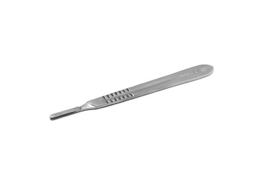 Scalpel Handle Nr. 4, suitable for blades Nr. 22, Germany
