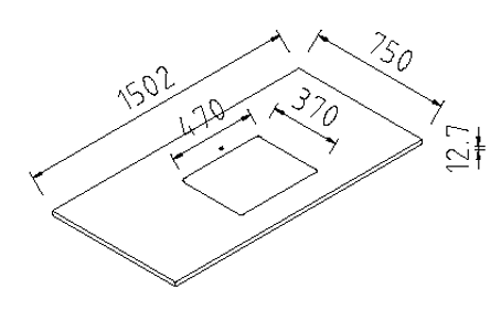 Sink board Phenolic resin board, for large size Tank