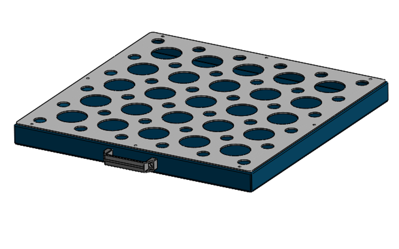 Storage rack for Fire Assay