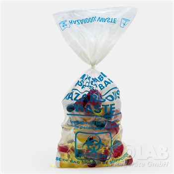 Autoclavable bags, 700 x 1100 mm. Made of 2 mm thick Polypropylene which allow repeated autoclaving