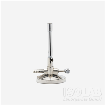 BUNSEN BURNER, Manufactured from steel and chromated brass with precise flame adjustment is guarante