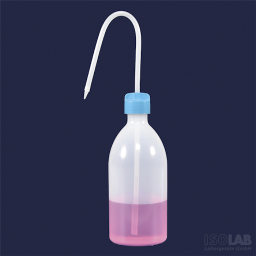 Wash Bottle - Narrow Neck - 250 mL, Isolab Germany.